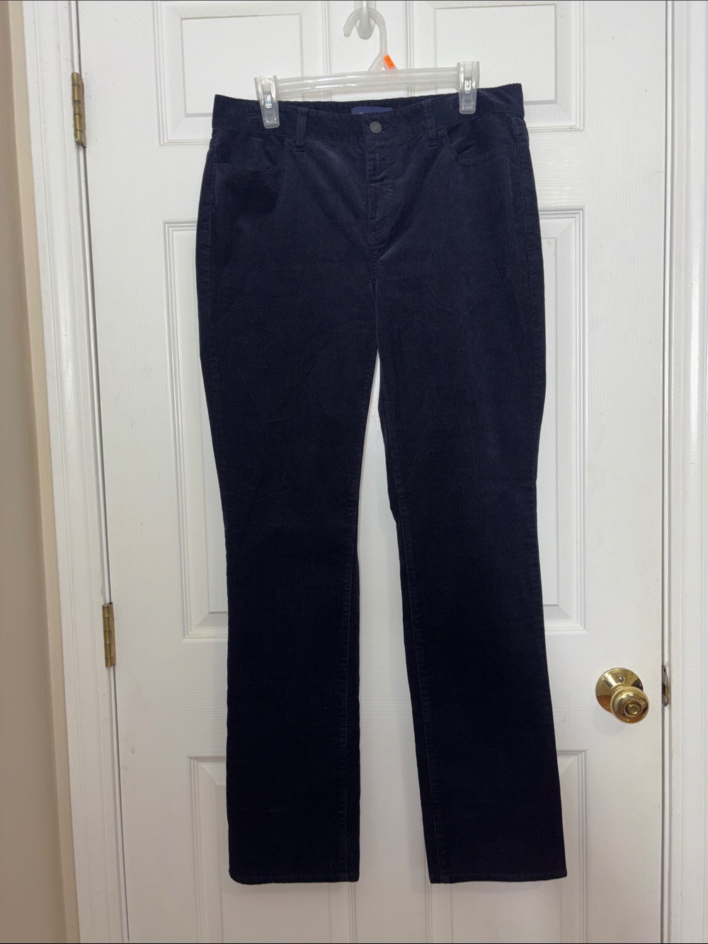 Talbots Heritage Women's Navy Straight Leg Corduroy Jeans